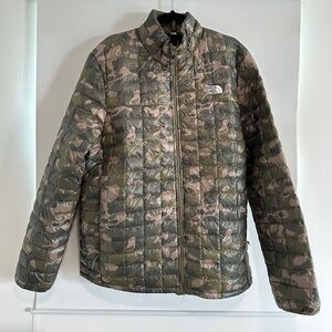The North Face Camouflage Puffer Jacket